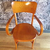 Baumann Chair Curved Wood