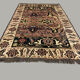 Tapis ziegler en laine afghane inhabituelle 250x156 cm tapis chobi fait main, bleu beige violet