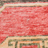 3x10 oriental geometric vintage runner rug,102x323cm