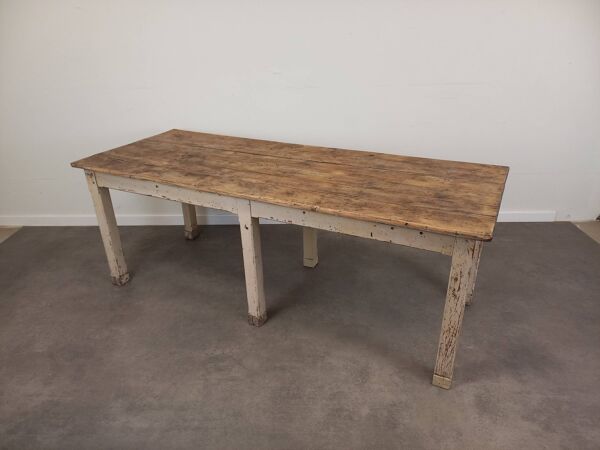 Table de ferme ancienne patinée