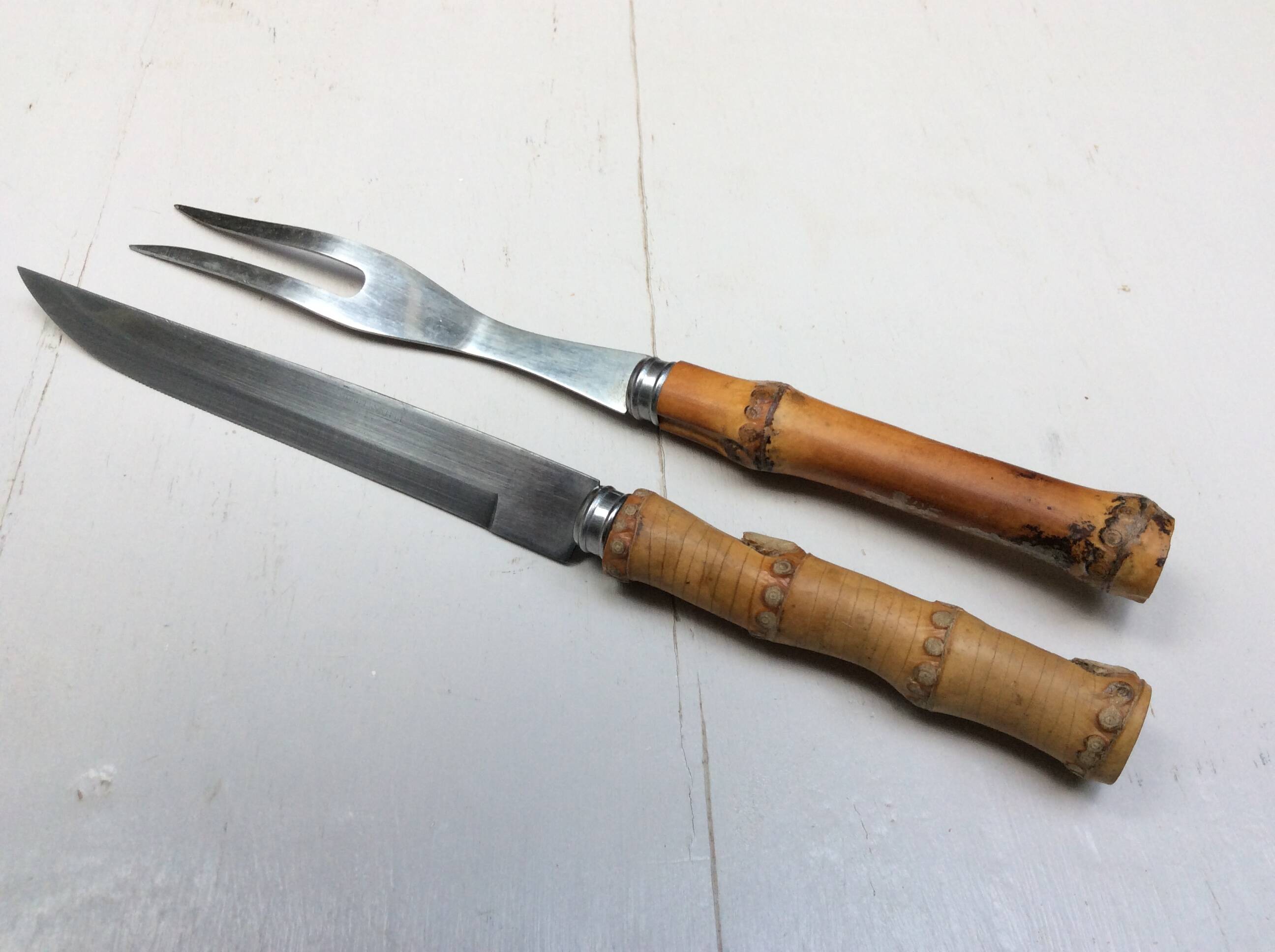 Bamboo cutting cutlery