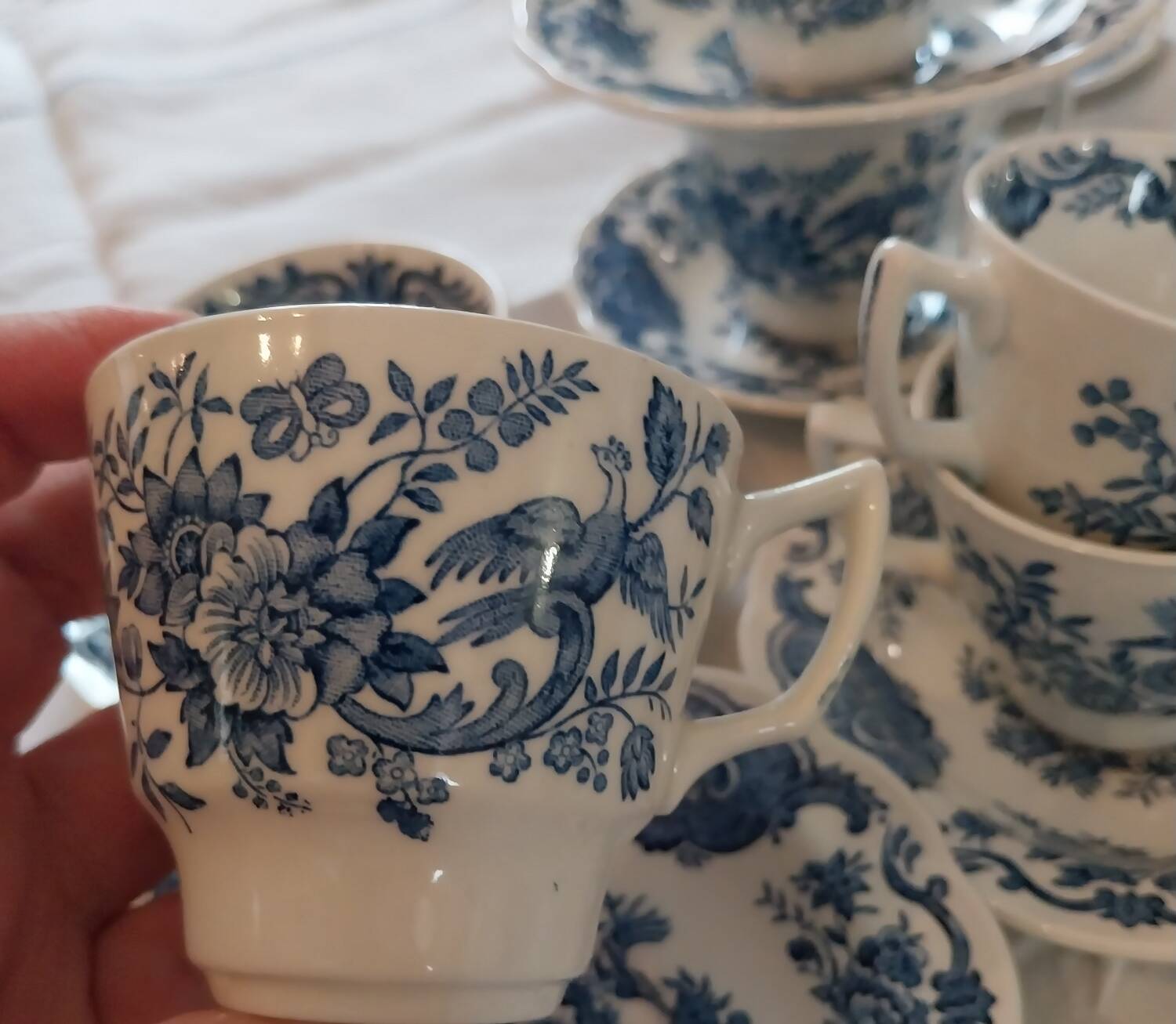 Ridgway English Cups and Saucers