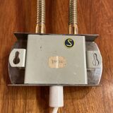 Double metal wall lamp, Scandinavian design 1950.