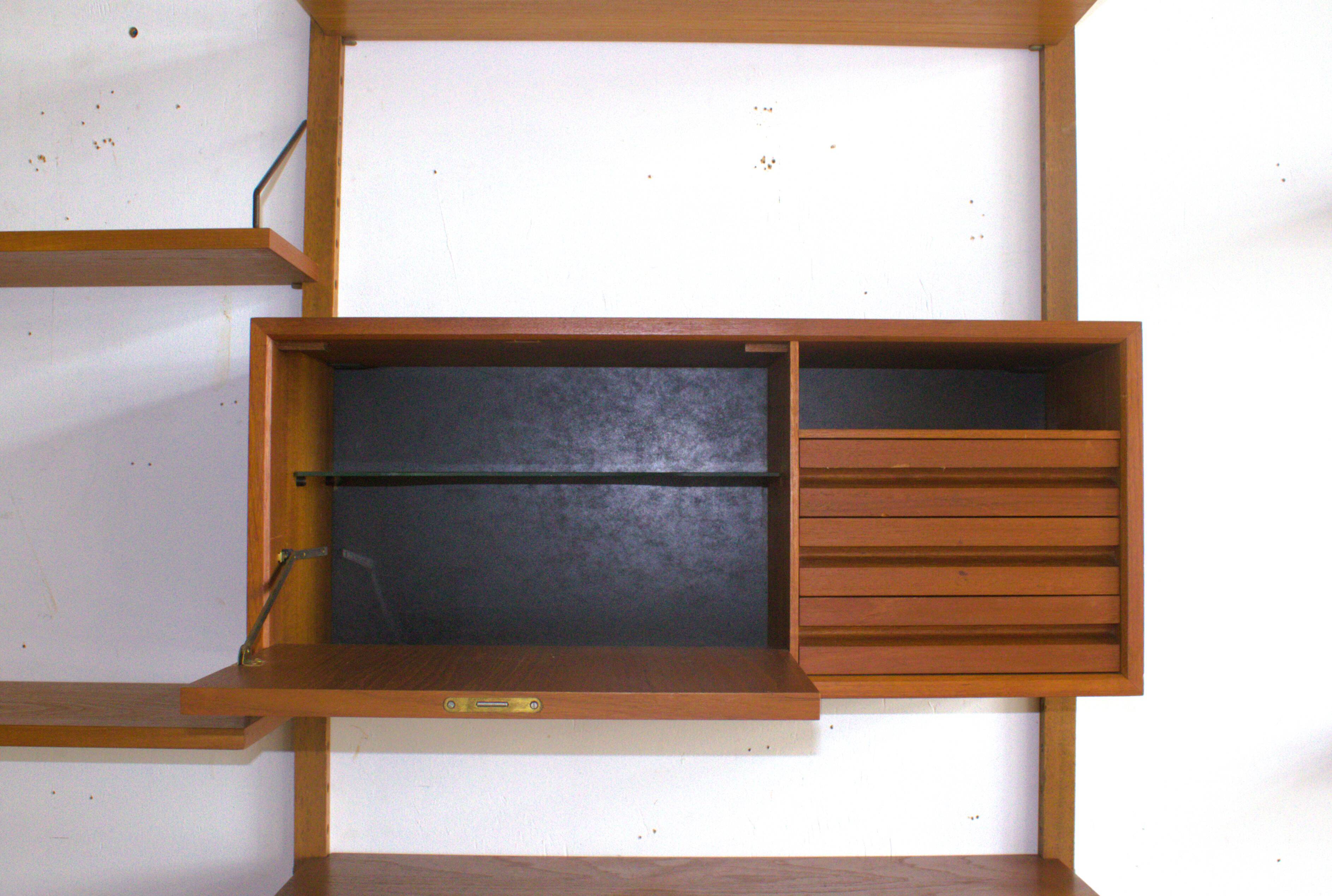 Wall unit by Poul Cadovius, Denmark, 1960s