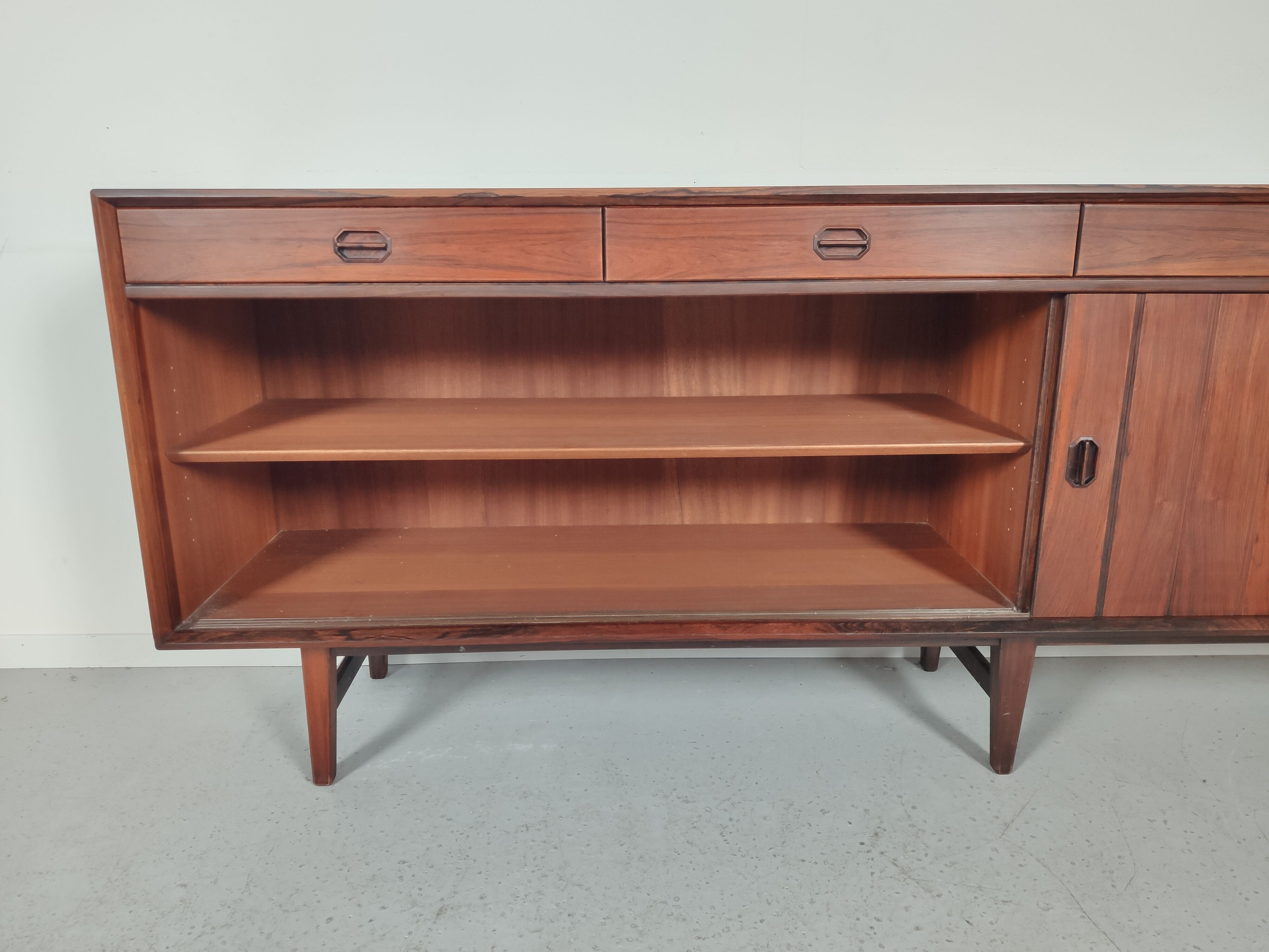 Rosewood line by sibast sliding doors denmark 1960s