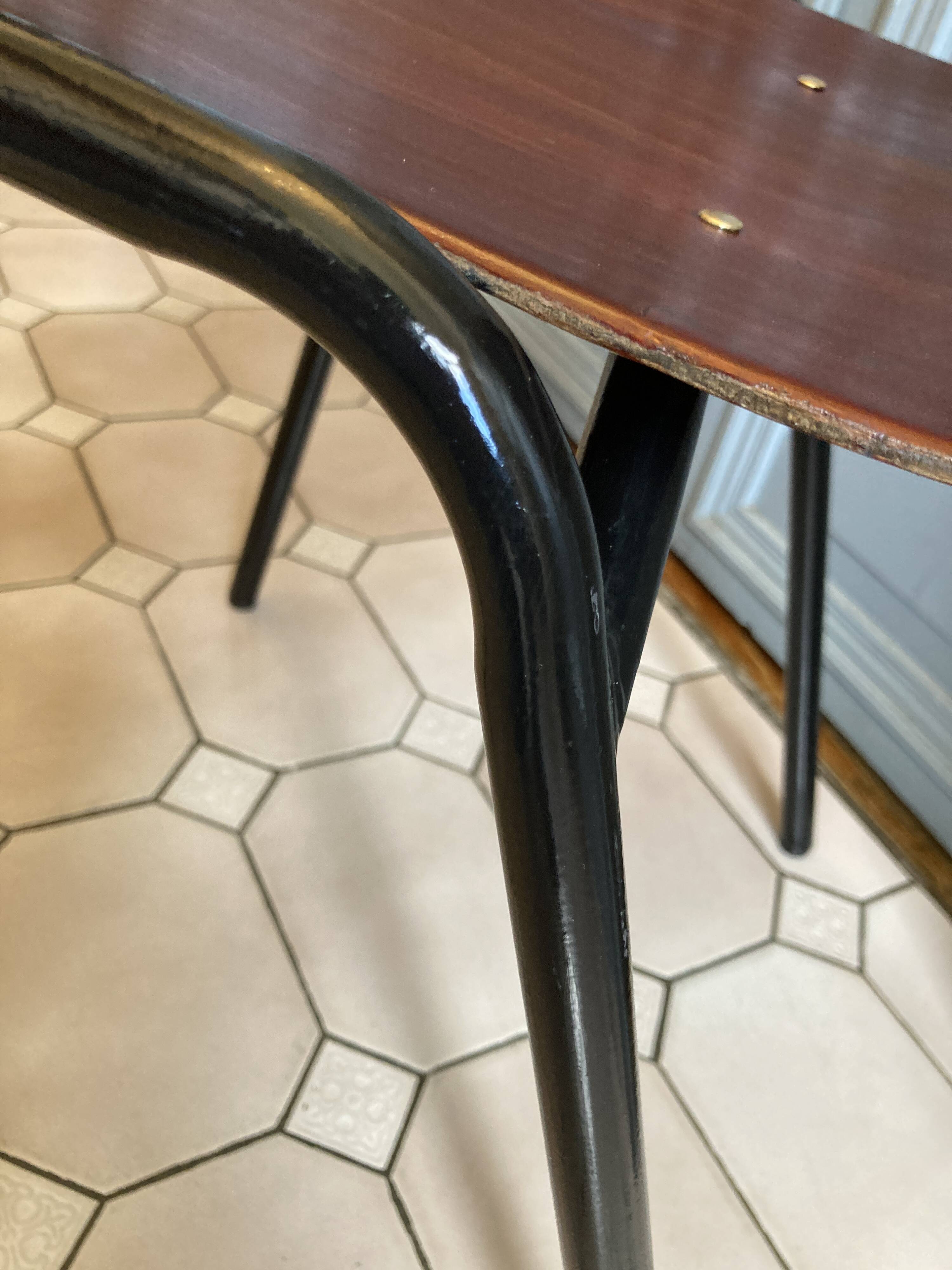 Set of 4 Pagholz Pagwood chairs 1960 – Restoration 2025