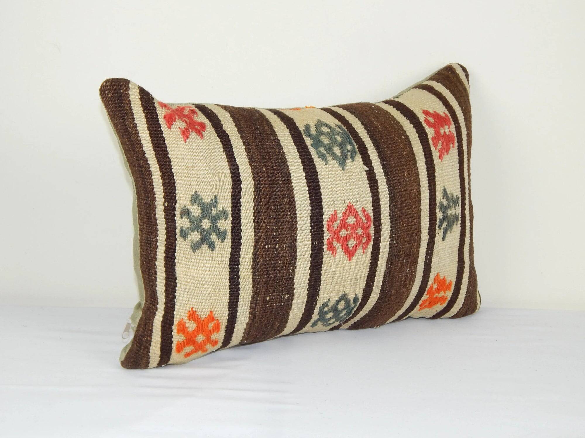 Vintage kilim cushion cover 51x36 cm