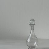 Old small cut glass vial