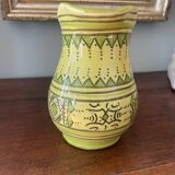 Safi pitcher handmade pottery Serghini Morocco signed
