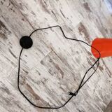 Vintage orange Mathias floor lamp