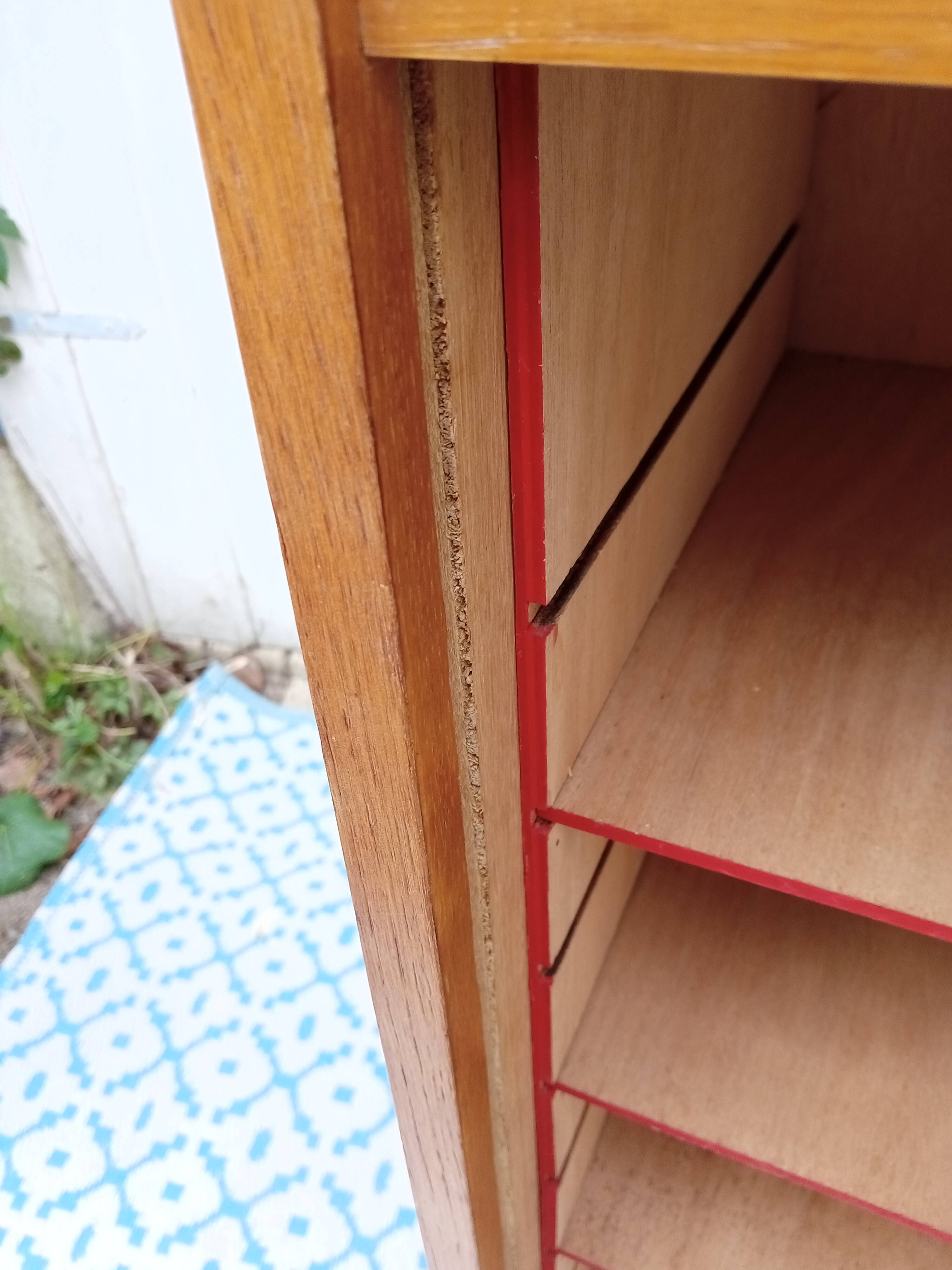 Filing cabinet, curtain furniture