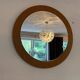 Minimalist brown mirror, 1960s
