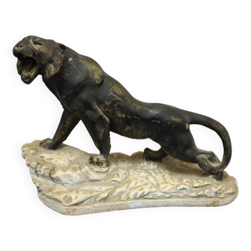 Plaster tiger, art deco period
