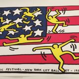 Affiche offset Keith Haring