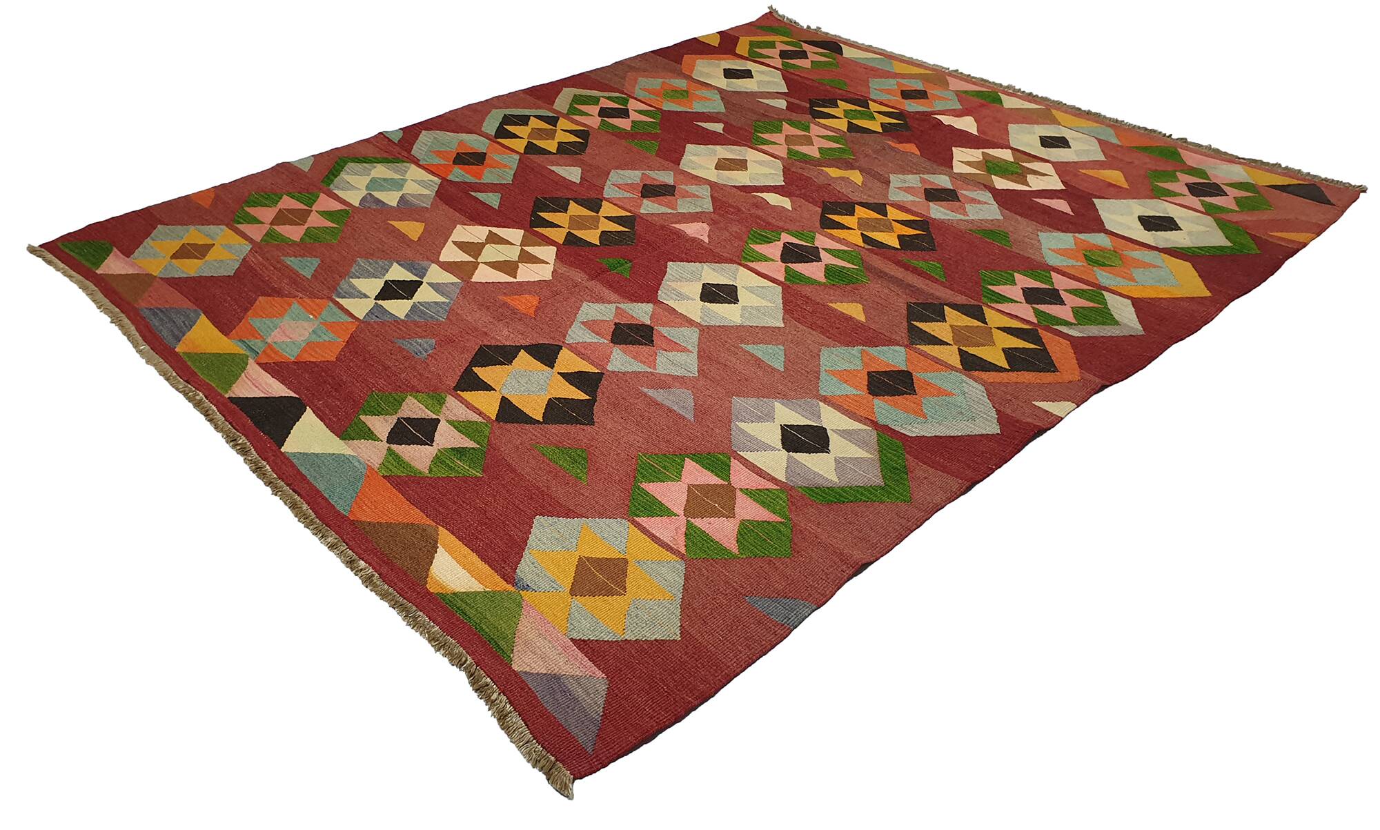 Turkish kilim rug, 240x152 cm, MYK-846