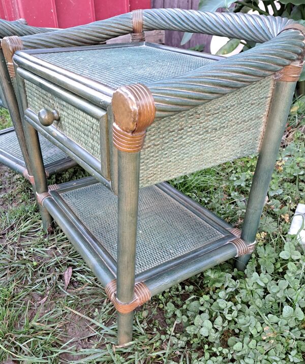 Table de chevet vintage Roche Bobois.