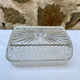 Duralex glass butter dish