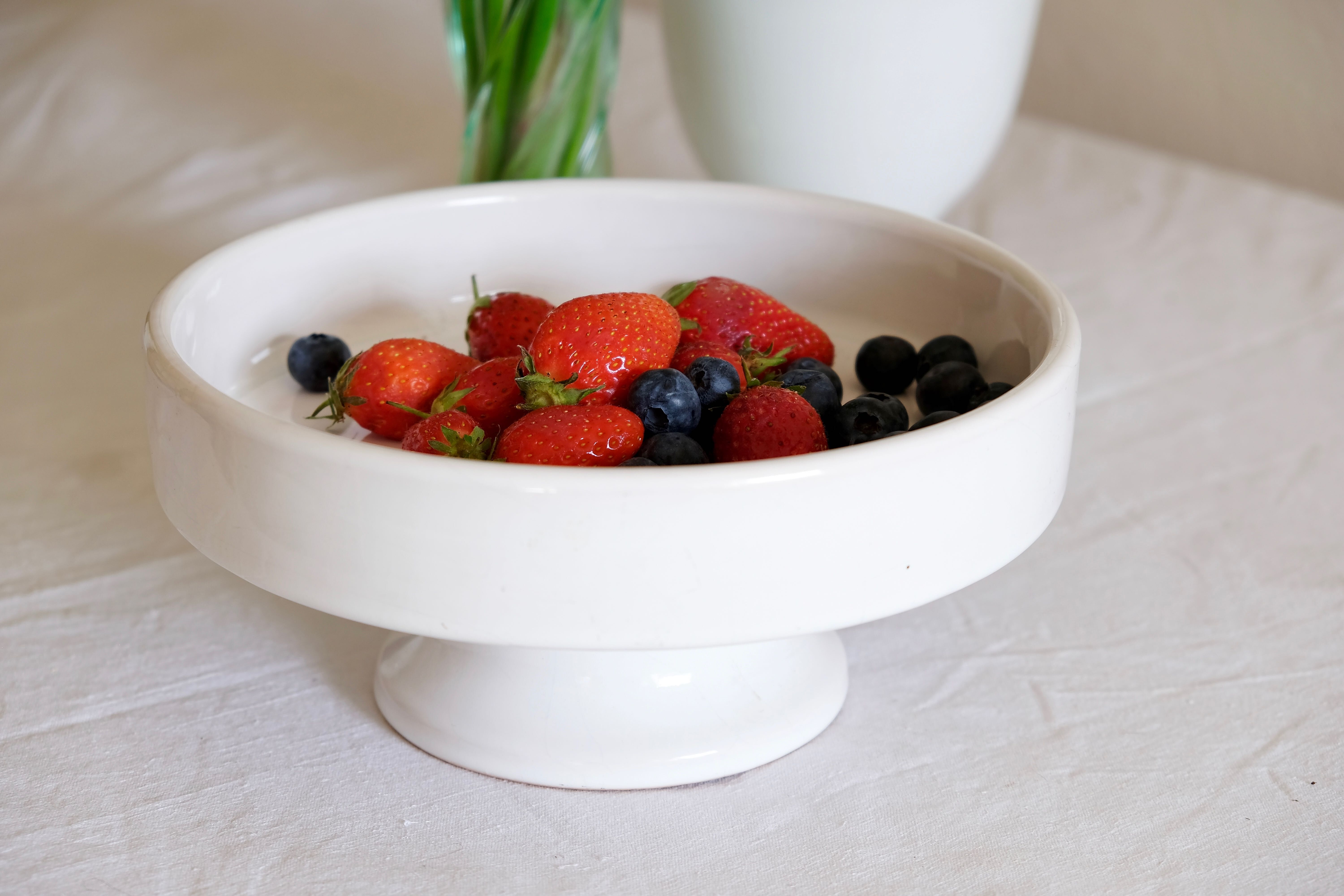 Minimalist white ceramic dish