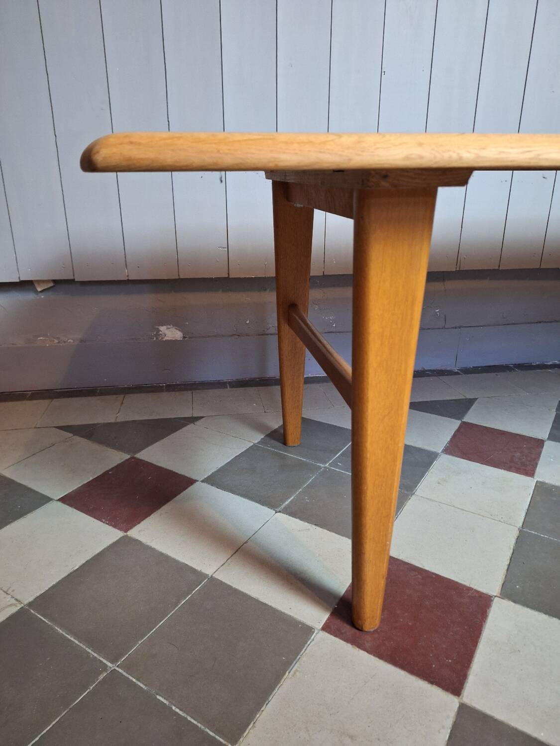 Light teak coffee table (Coffee table)