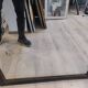 Mirror in black molded wood 109x93 Napoleon III era