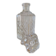 Carafe in chiseled glass