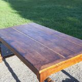 Chéne country farm table with extensions
