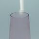 Vase en cristal violet
