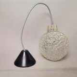 Lampe suspendue en verre cristal clair