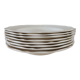 Set of 8 Sarreguemines ivory plates