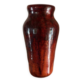 Signed ceramic vase