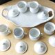 Antique white porcelain cream service