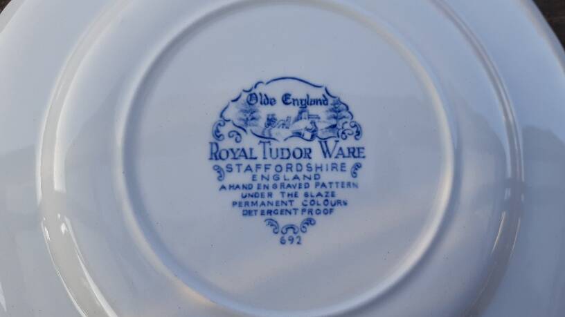Set of 6 Royal Tudor dessert plates