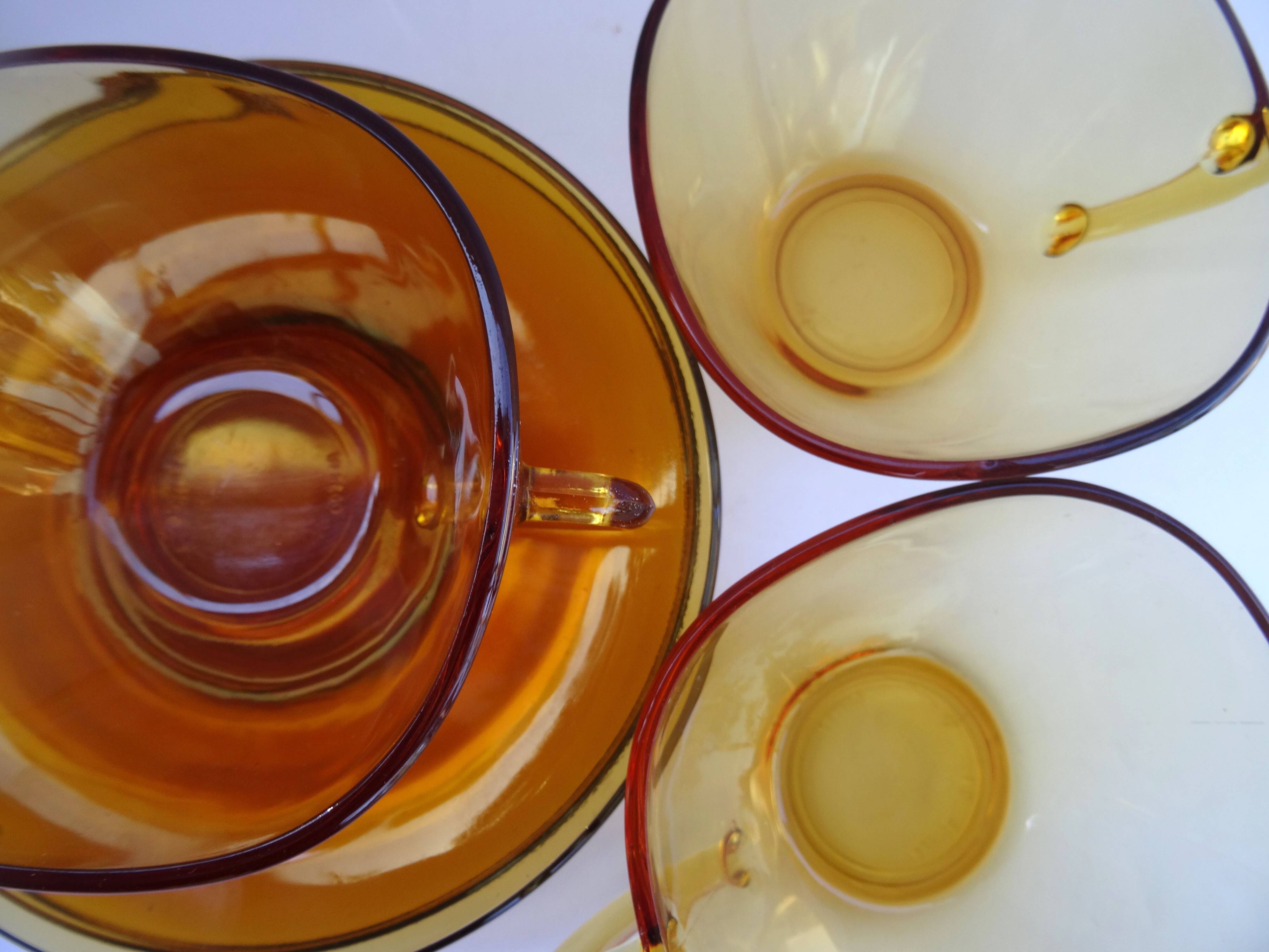 Vereco coffee cups with saucers