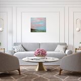 Marine landscape painting, original signed and delivered with its certificate.