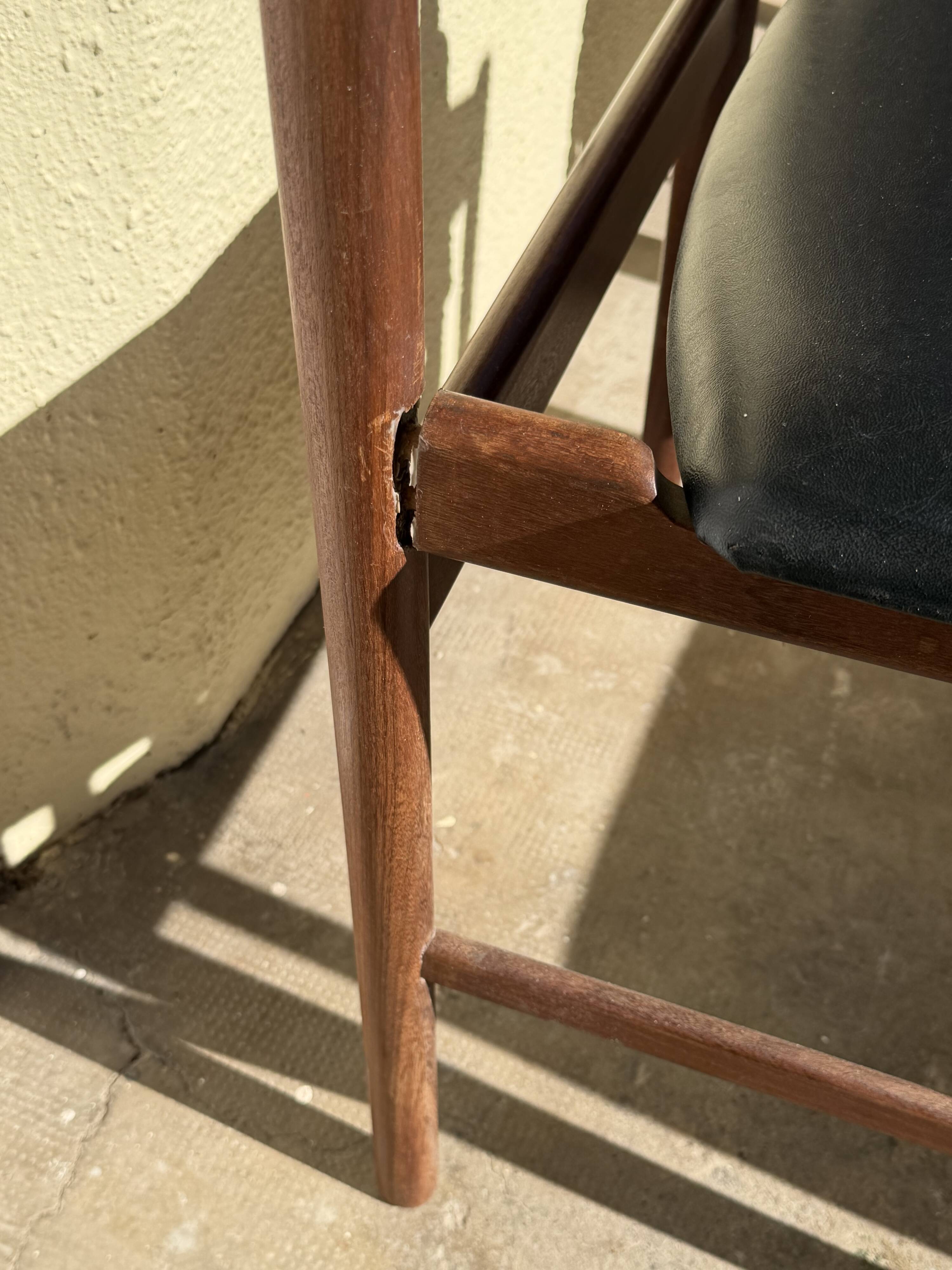 Set of 6 chairs Brand Gplan Danish design Kofod Larsen