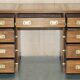 Restored leather military campaign desk Harrods Kennedy