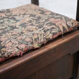 Fauteuil coffre en bois, XIX ème