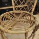 Pair of chairs in rattan 1960 by Louis Sognot