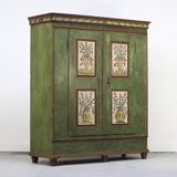 Cabinet de mariée peint d'art populaire, 1868