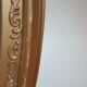 Italian mirror Louis XVI style in gold resin
