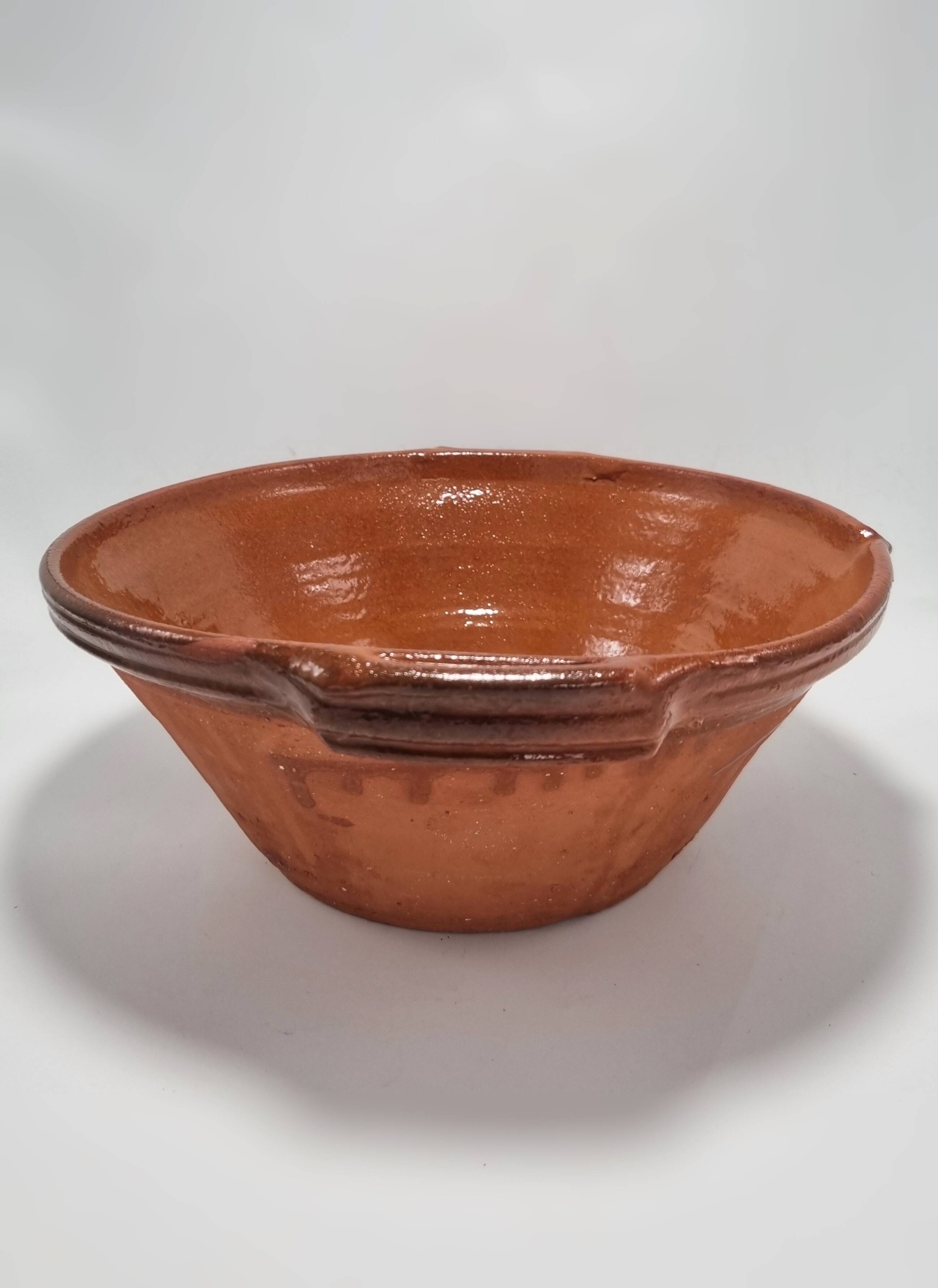 Terracotta salad bowl