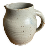 Large pyrite stoneware pitcher