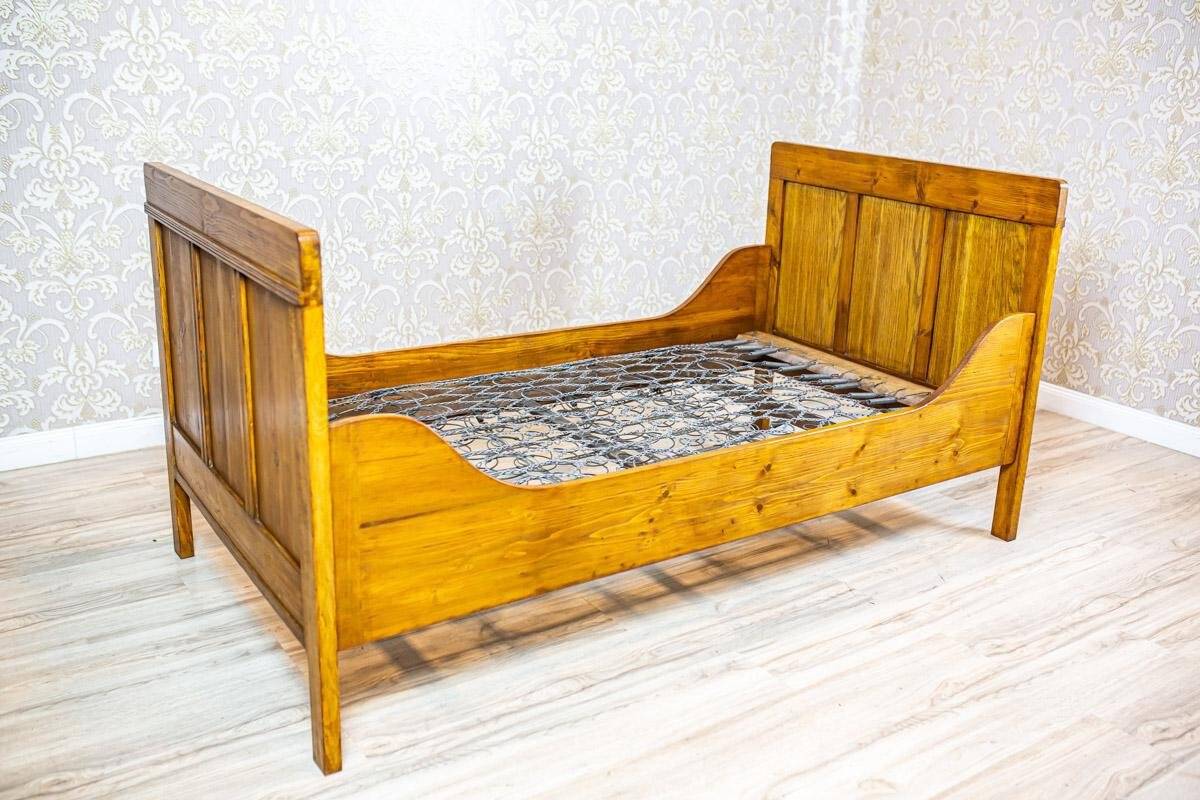 Antique Pine Bed, 1910