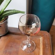 Verre à pied torsadé en cristal