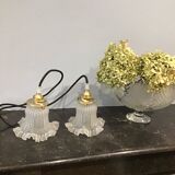 Set of two portable lamps