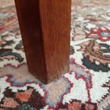 Scandinavian expandable vintage teak round table