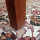 Table ronde extensible scandinave teck vintage
