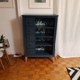 Scandinavian flour ganne blue