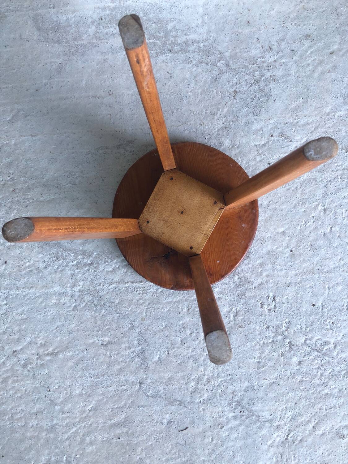 Old wooden stool