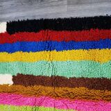 Colorful handmade rug 250cm x 150cm